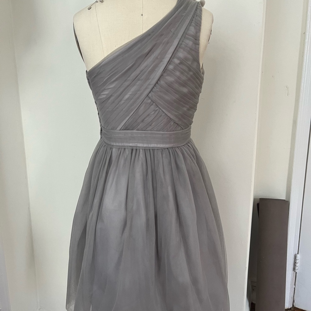 Jcrew One Shoulder Bridesmaids Dress - size 2